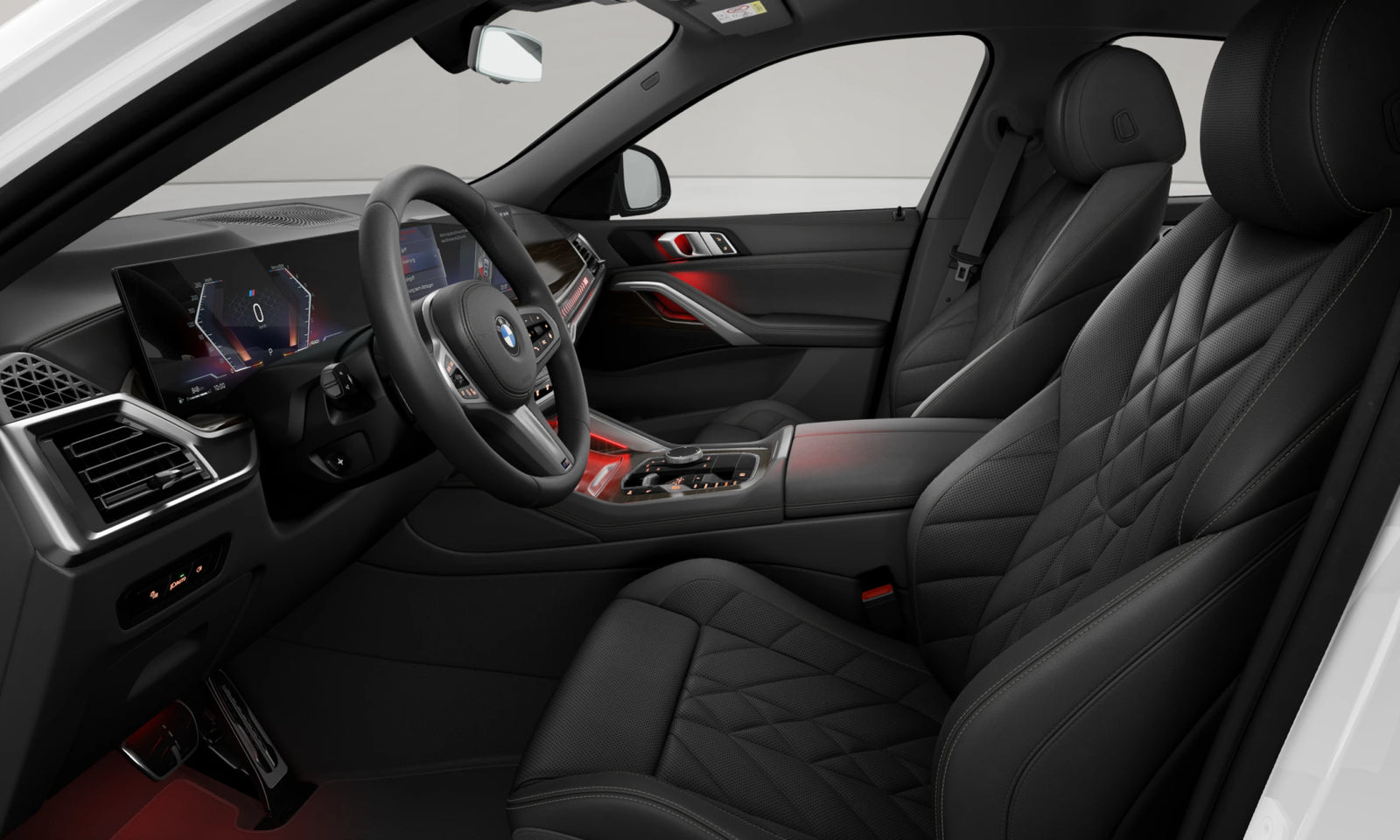 BMW X6 M Sport - posto guida e consolle centrale