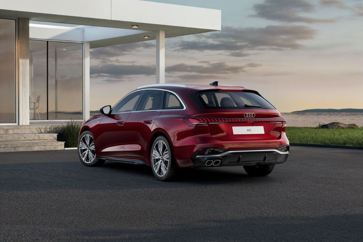 Audi A5 Avant TDI 150 kW S tronic S line edition – tre quarti posteriore rosso