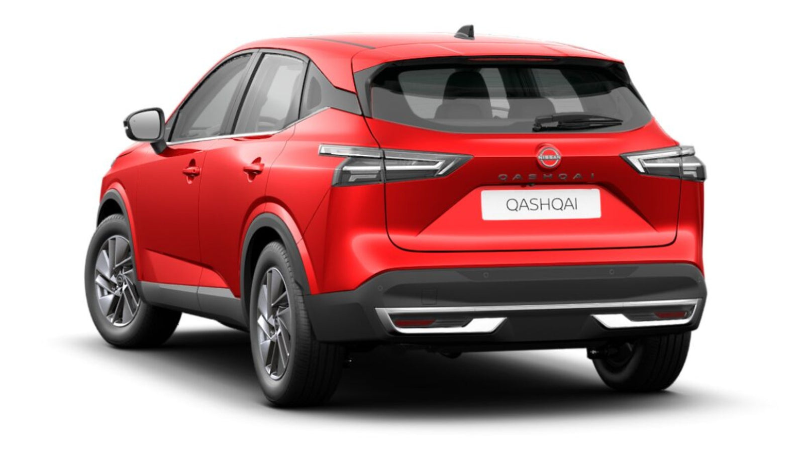 Nissan Qashqai 1.3 MHEV 158 Acenta CVT Privati noleggio lungo termine - Fuji Sunset Red vista posteriore