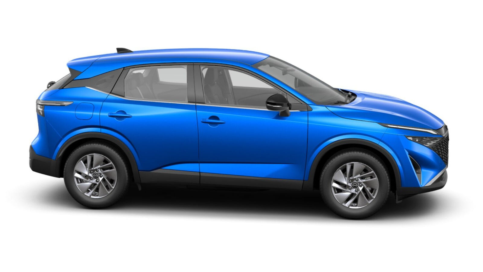 Nissan Qashqai 1.3 MHEV 158 Acenta CVT noleggio lungo termine - Magnetic Blue vista laterale