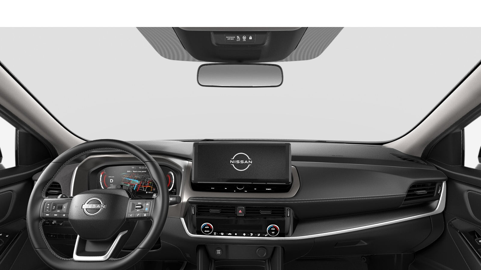 Nissan Qashqai 1.3 MHEV 158 Acenta CVT noleggio lungo termine - interni plancia