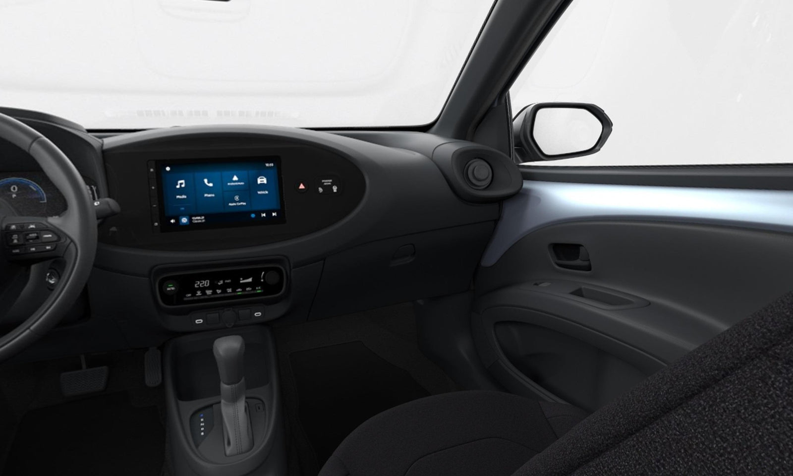 TOYOTA Aygo X Hybrid 115 e-CVT Noleggio Lungo Termine - interni Solorent.it