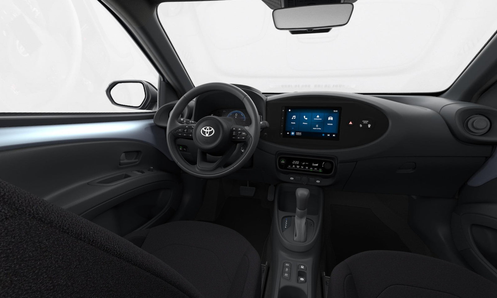 TOYOTA Aygo X Hybrid 115 e-CVT Noleggio Lungo Termine - interni Solorent.it