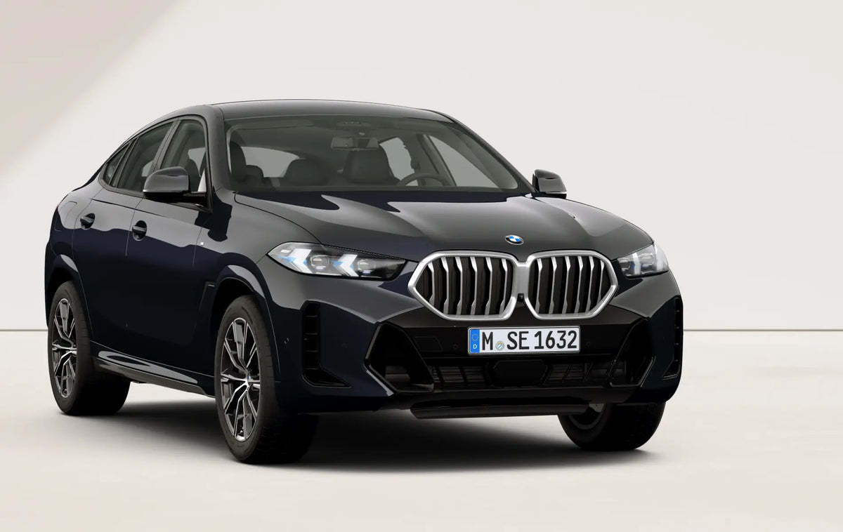 BMW X6 xDrive30d M Sport - vista anteriore tre quarti Carbon Black