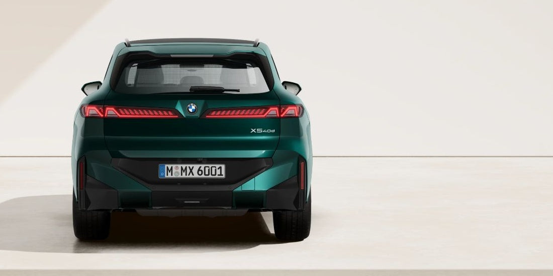 BMW X5 xDrive40d M Sport Automatica – vista posteriore Vancouver Green