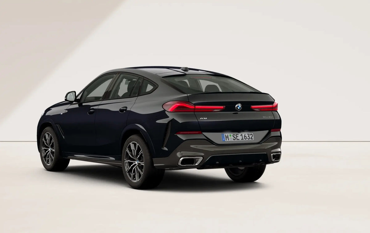 BMW X6 xDrive30d M Sport - vista posteriore Carbon Black