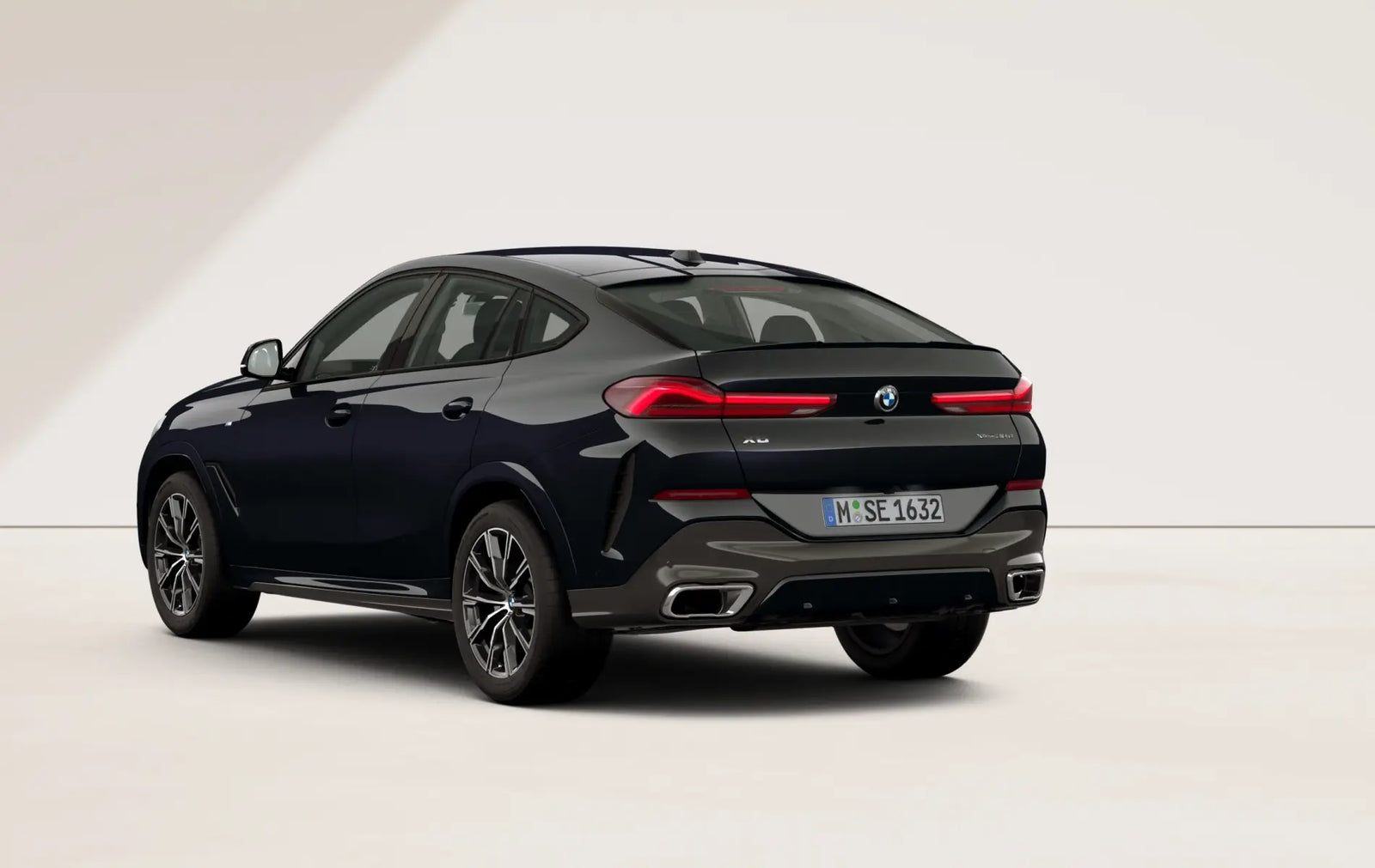 BMW X6 xDrive30d M Sport - vista posteriore Carbon Black