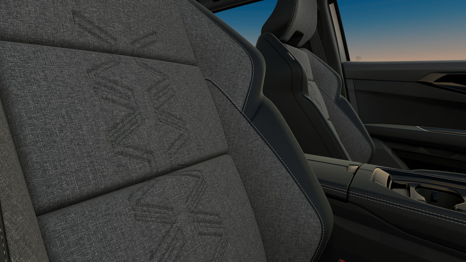 Renault Austral evolution Full Hybrid E-Tech 200 noleggio lungo termine - interni sedili TEP/tessuto