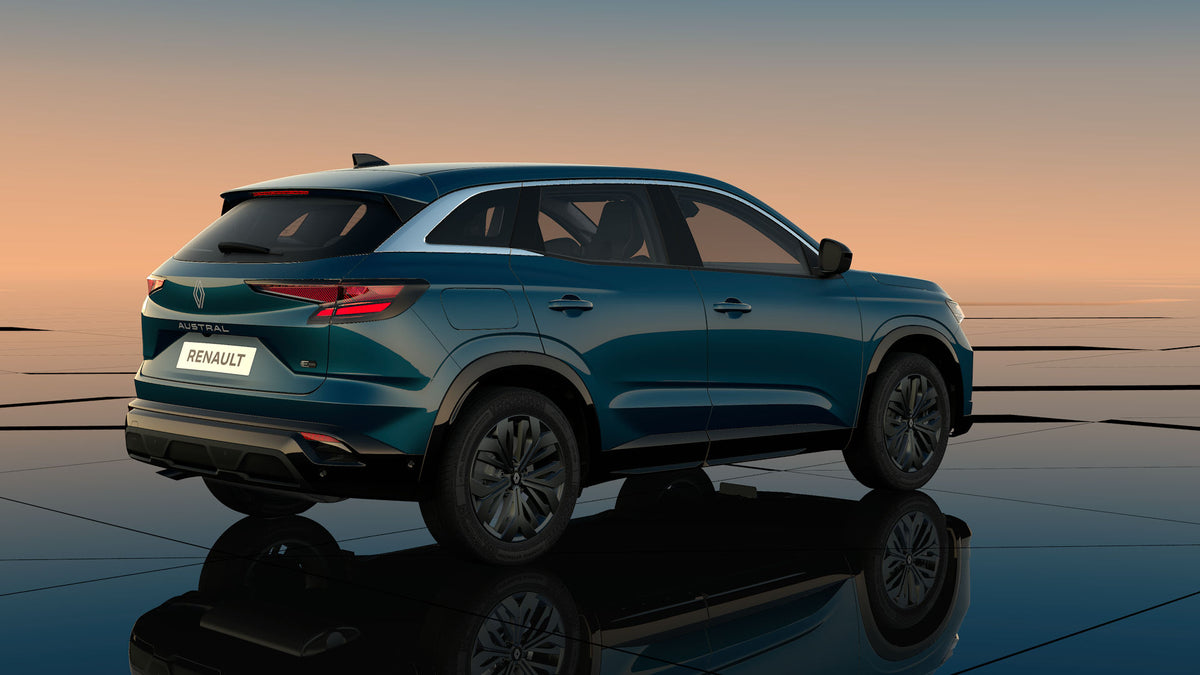 Renault Austral evolution Full Hybrid E-Tech 200 Privati noleggio lungo termine - Blu Oltremare 3/4 posteriore