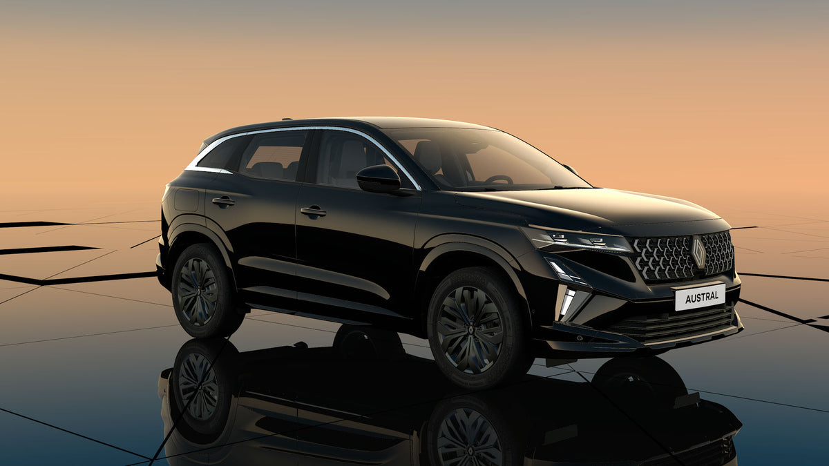 Renault Austral evolution Full Hybrid E-Tech 200 Privati noleggio lungo termine - Nero Etoilé 3/4 anteriore