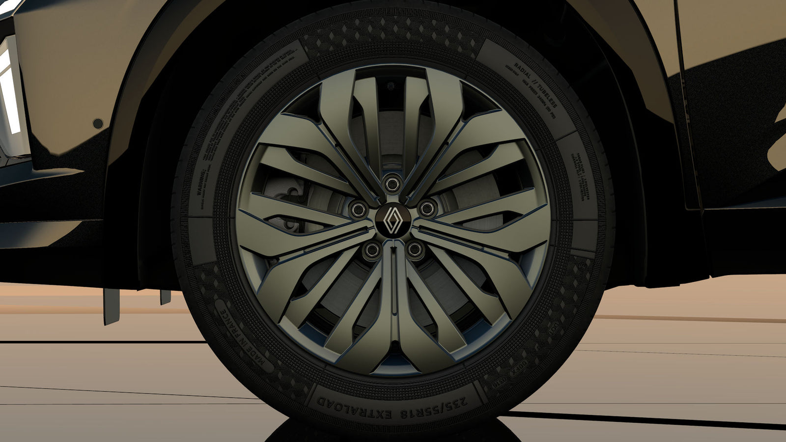 Renault Austral evolution Full Hybrid E-Tech 200 noleggio lungo termine - Nero Etoilé cerchi 18 Altao