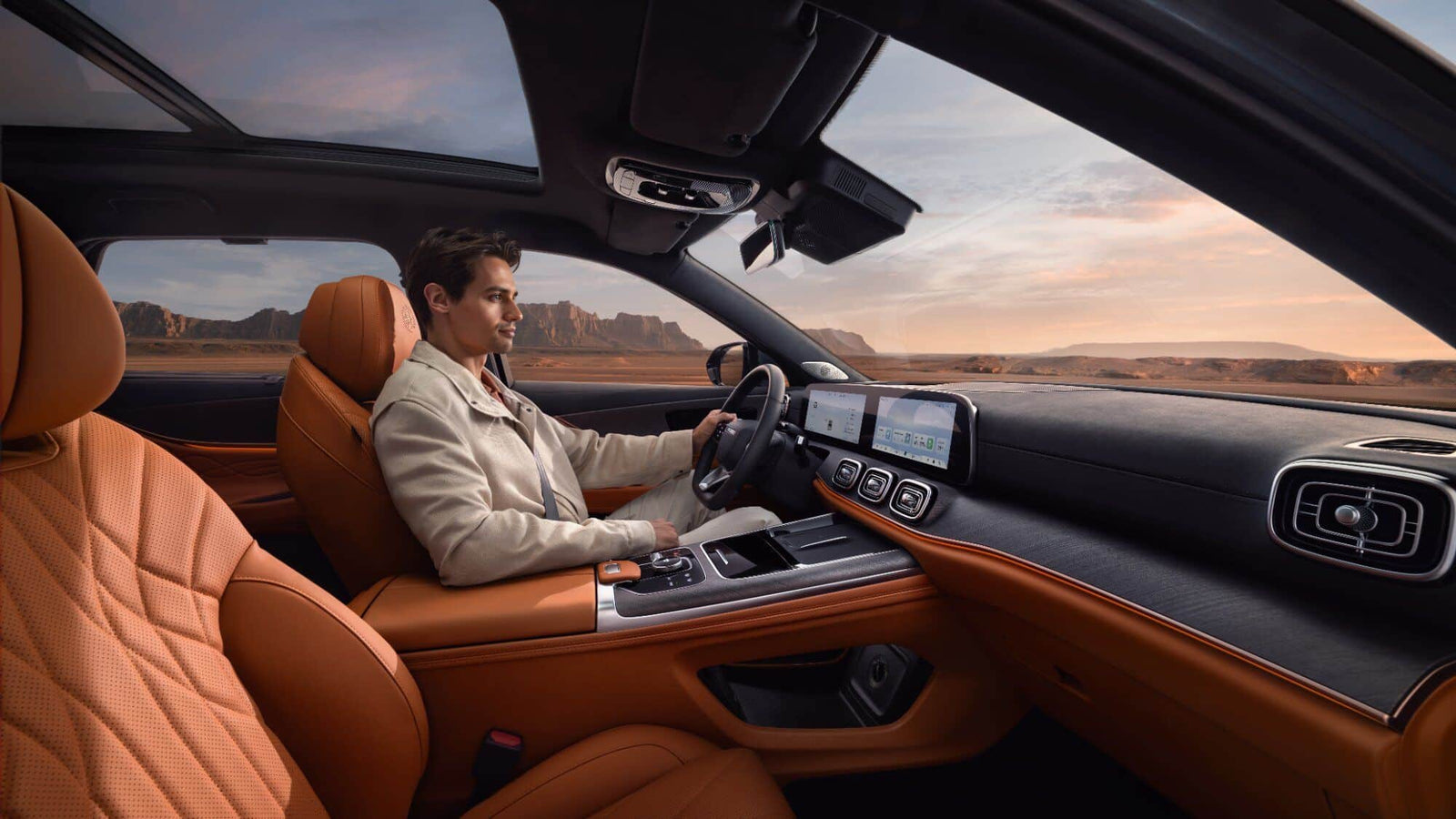 Jaecoo 8 SHS-P Exclusive AWD Privati noleggio lungo termine - abitacolo