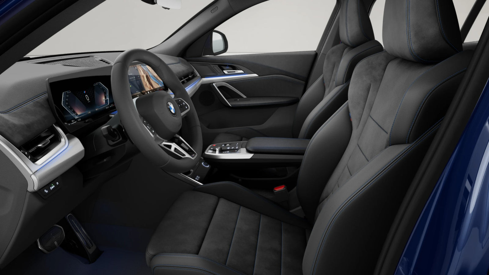 BMW X2 sDrive18d M Sport Pro Privati noleggio lungo termine - interni sedili sportivi