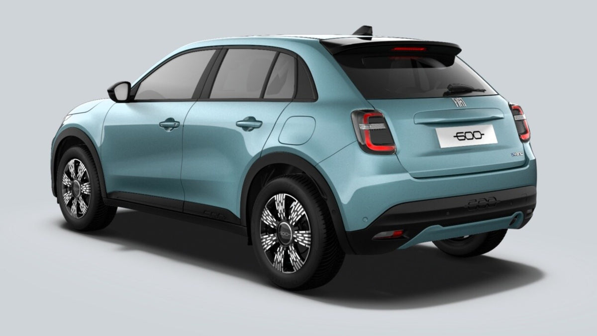 Fiat 600 Hybrid Icon Azzurro Acqua vista posteriore