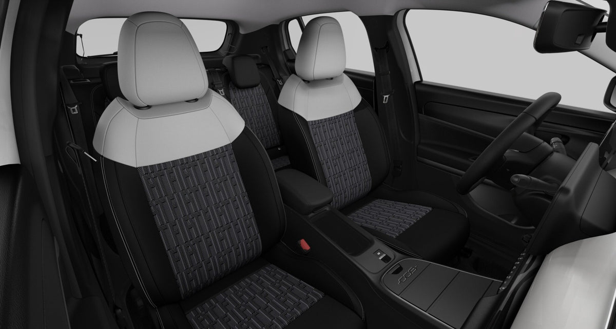 Fiat 600 Hybrid Icon sedili in tessuto Jacquard