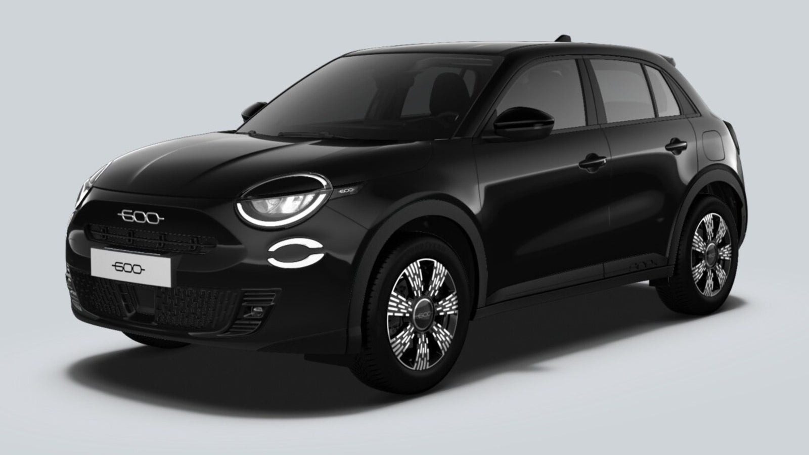 Fiat 600 Hybrid Icon Nero Cinema