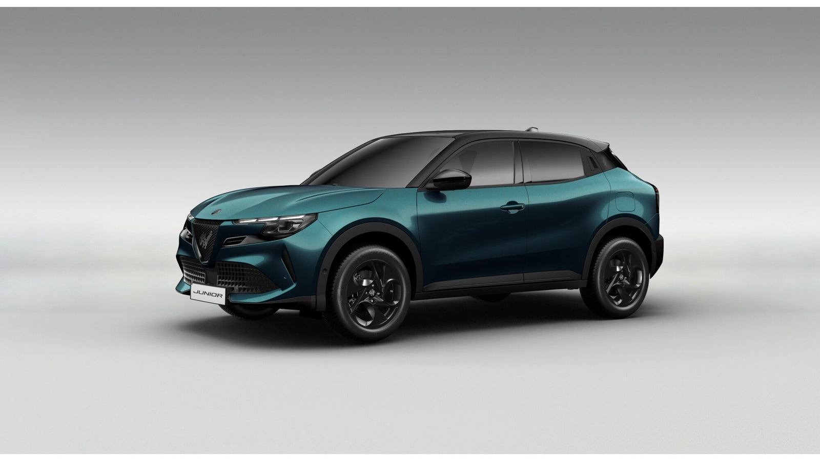 ALFA ROMEO Junior Ibrida Sprint Blu Navigli tetto nero Noleggio Lungo Termine - Solorent.it