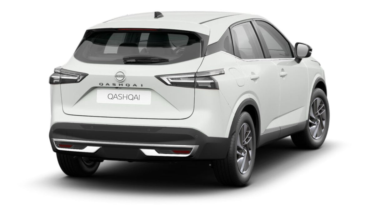 Nissan Qashqai 1.3 MHEV 158 Acenta CVT Privati noleggio lungo termine - Pearl White vista posteriore