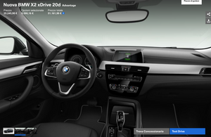 Noleggio Lungo Termine BMW X2 xDrive 25e Business X automatico - Spark Consulting